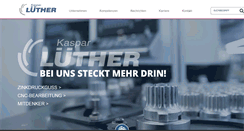 Desktop Screenshot of kaspar-luether.de