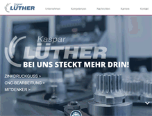 Tablet Screenshot of kaspar-luether.de